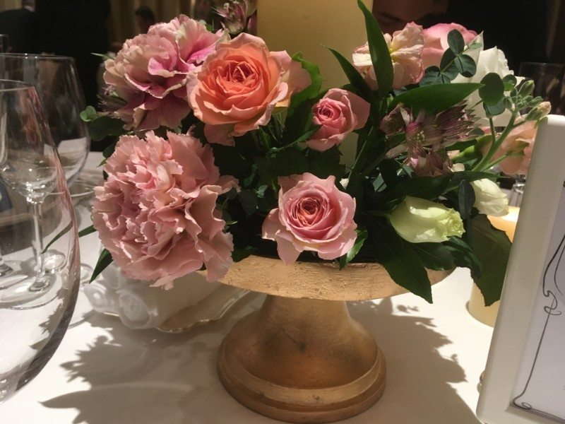 レストランウエディングの装花