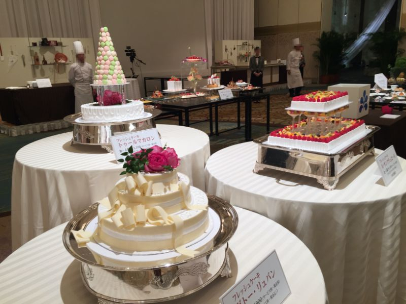 ブライダルフェアのスイーツ