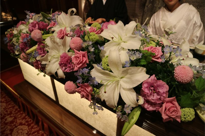 結婚式のメインテーブル