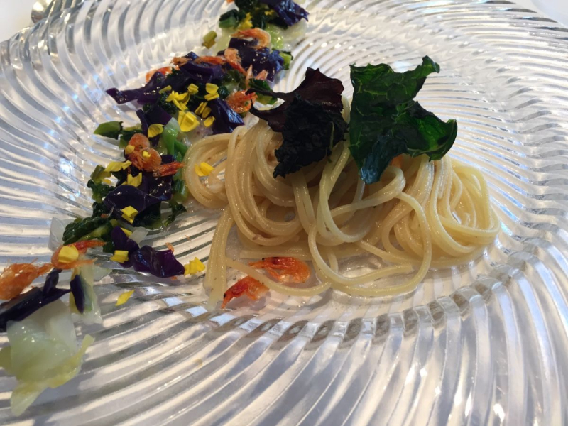 結婚式のパスタ料理